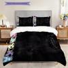 Monster High Fashion Fantasy Bedding (1 * duvet cover + 2 * pillowcase, without core) 2D Flat Soft and comfortable Christmas birthday gift