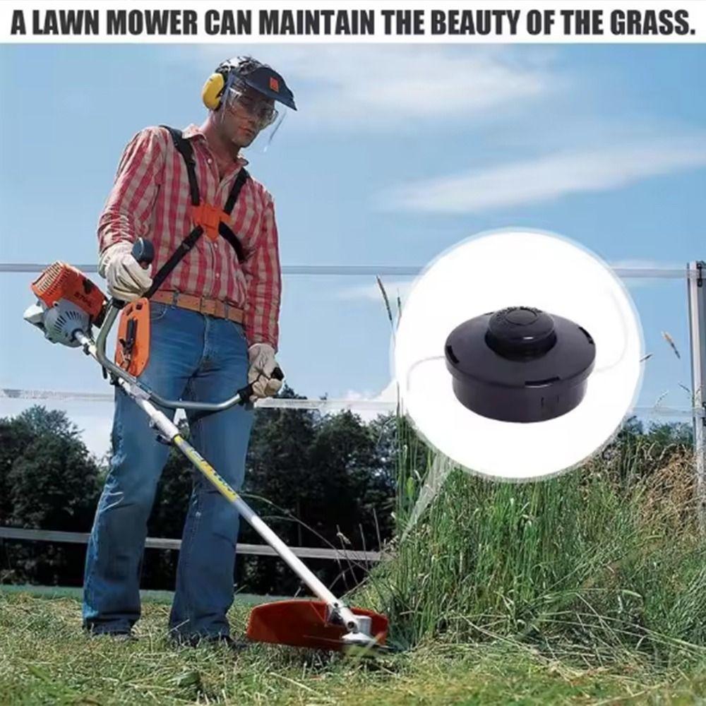 Gehärteter Kunststoff Rasentrimmerkopf Ersatz Hochleistungs-Unkrautentfernungswerkzeug Benzin Freischneider