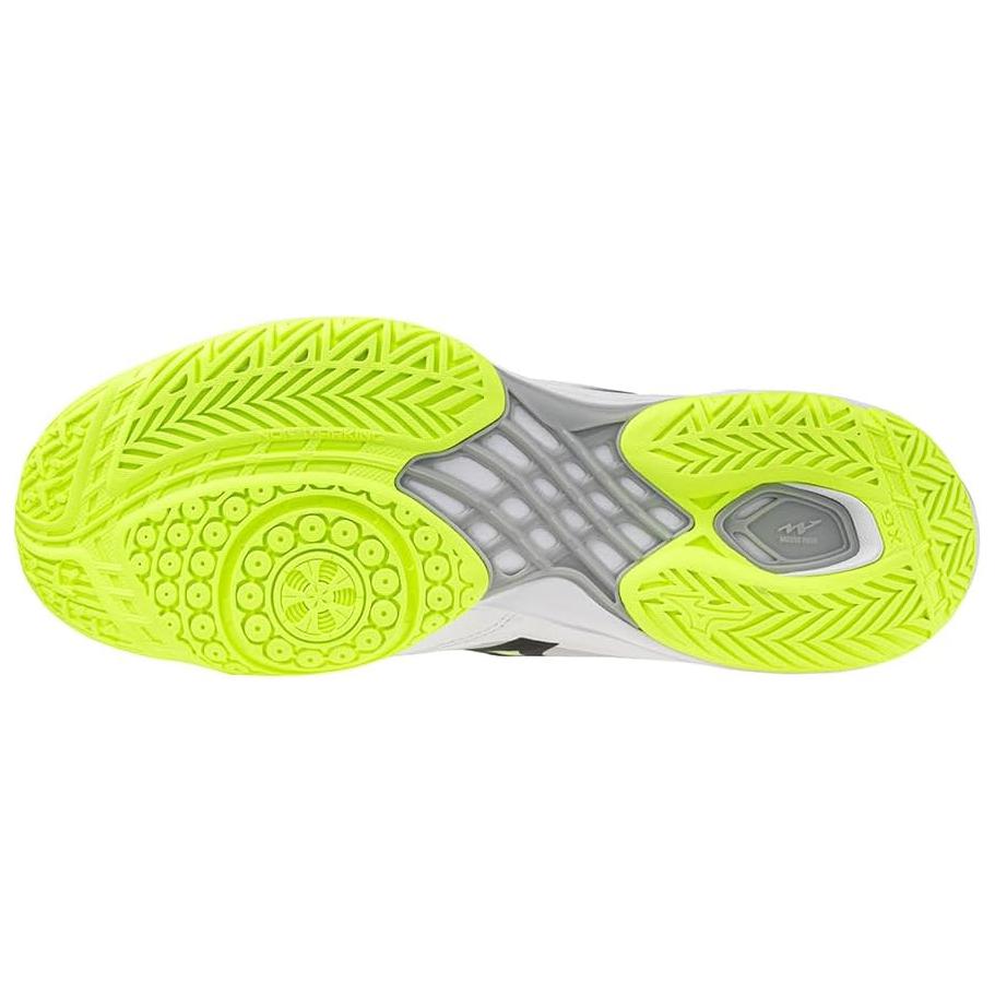 Mizuno Wave Claw Neo 3 Wide White Neo Lime Lavender Unisex Sneakers 71GA247312