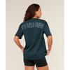 Gymshark Camiseta Oversize de Potencia Azul Petróleo Profundo B4a7o Udrl