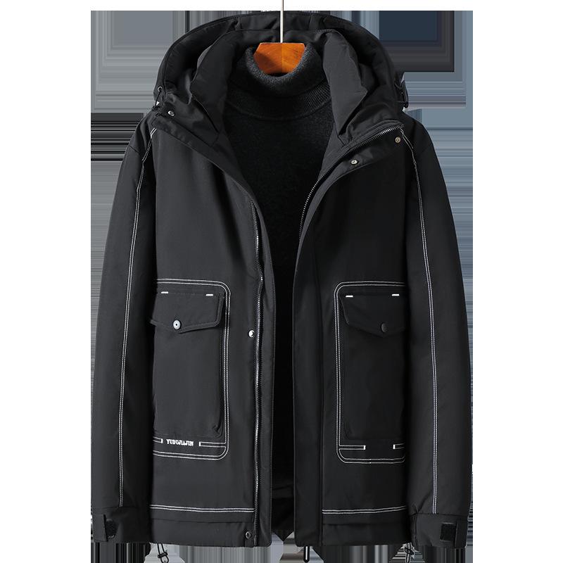 Herren Plus Size Verdickte Winter-Baumwolljacke - Stilvoll und Trendig
