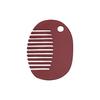 Portable Comb Necklace Pendant for Everyday Use Women Hair Grooming Tool Travel Friendly Hair Maintenance Accessory