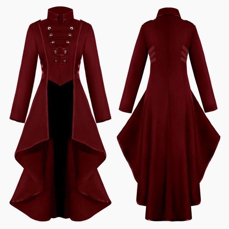 Women's Medieval Irregular Hem Gown