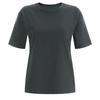 Shop   Women 20s 100  CoTTon Slub Round T shirT Green Dai Wsh 12015