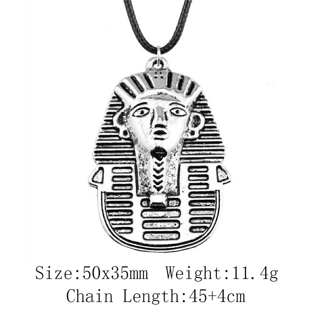 2025 Trend Best Friend Necklace Chief Pharaoh Buddhism Necklace Leather Chain 45cm Audience Necklaces With Pendant