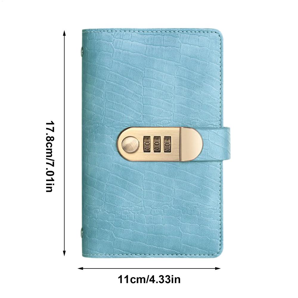 100 Pages Wallet Organizer Savings Challenges Book with Combination Lock Budget Planner for Travel Goal