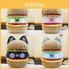 Hamburger Plush Cartoon Doll Childrens Cat Cartoon Toys Animal Gifts Holiday