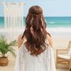 Geflochtenes Band Böhmisches Quasten-Stirnband Stammes-Feder-Haarverlängerungen Westliches Cowgirl-Outfit
