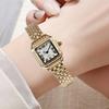 GREALY Retro Classic Waterproof Women's Square Quartz Watch
