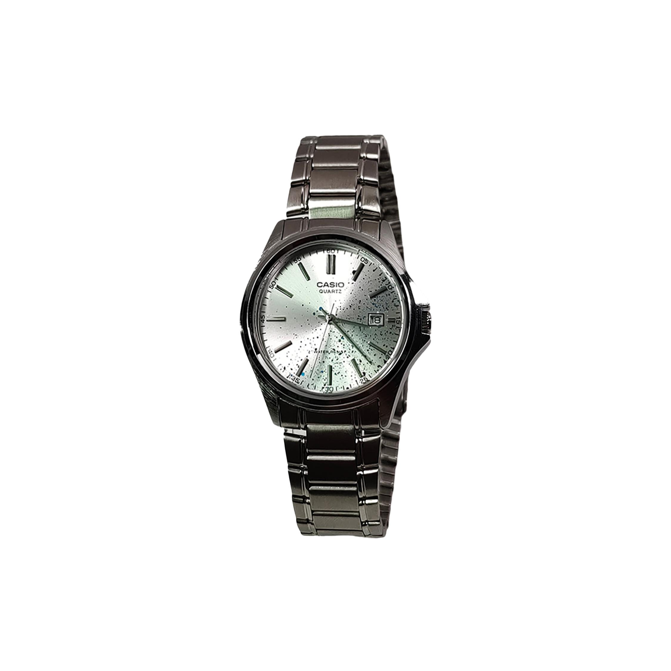 

CASIO Custom Collection Quartz Movement Stainless Steel Strap Watch Men s Watches Silver Dial MTP-1183A-7A(Watch5--) Silver Strap