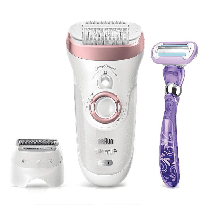 

Braun Silk Epil 9 SensoSmart 9870 Wet & Dry Electric Epilator