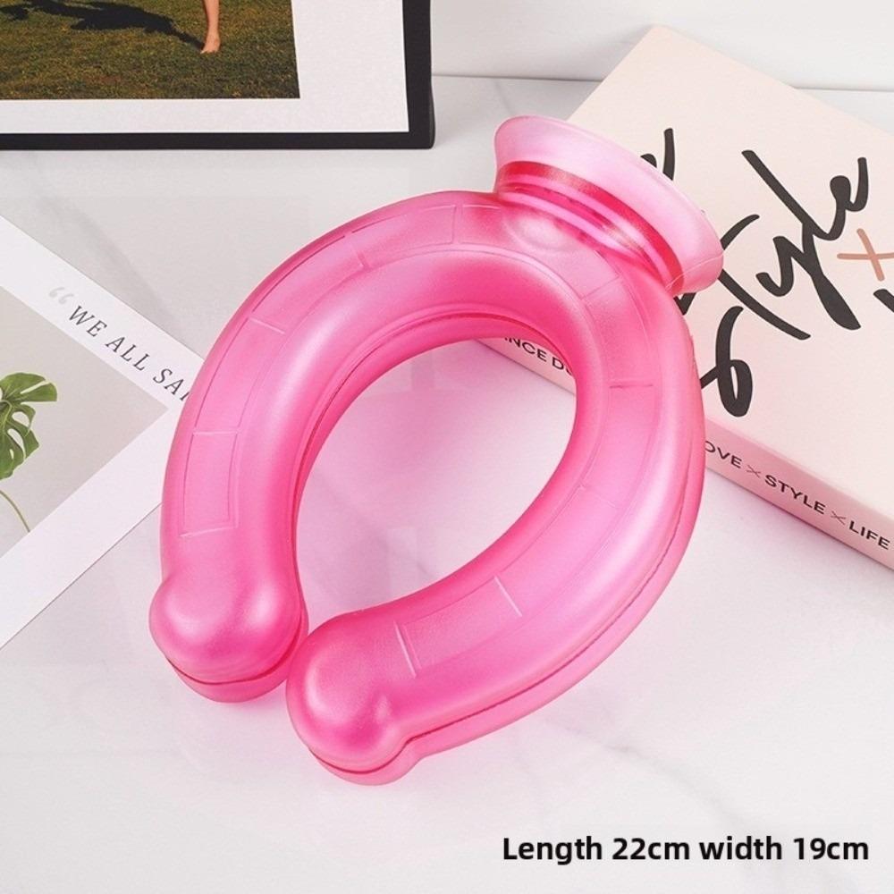 Neck-hanging Hot Water Bottle U-shaped PVC Cold Water Bag New Neck Protection Hot Water Bottle