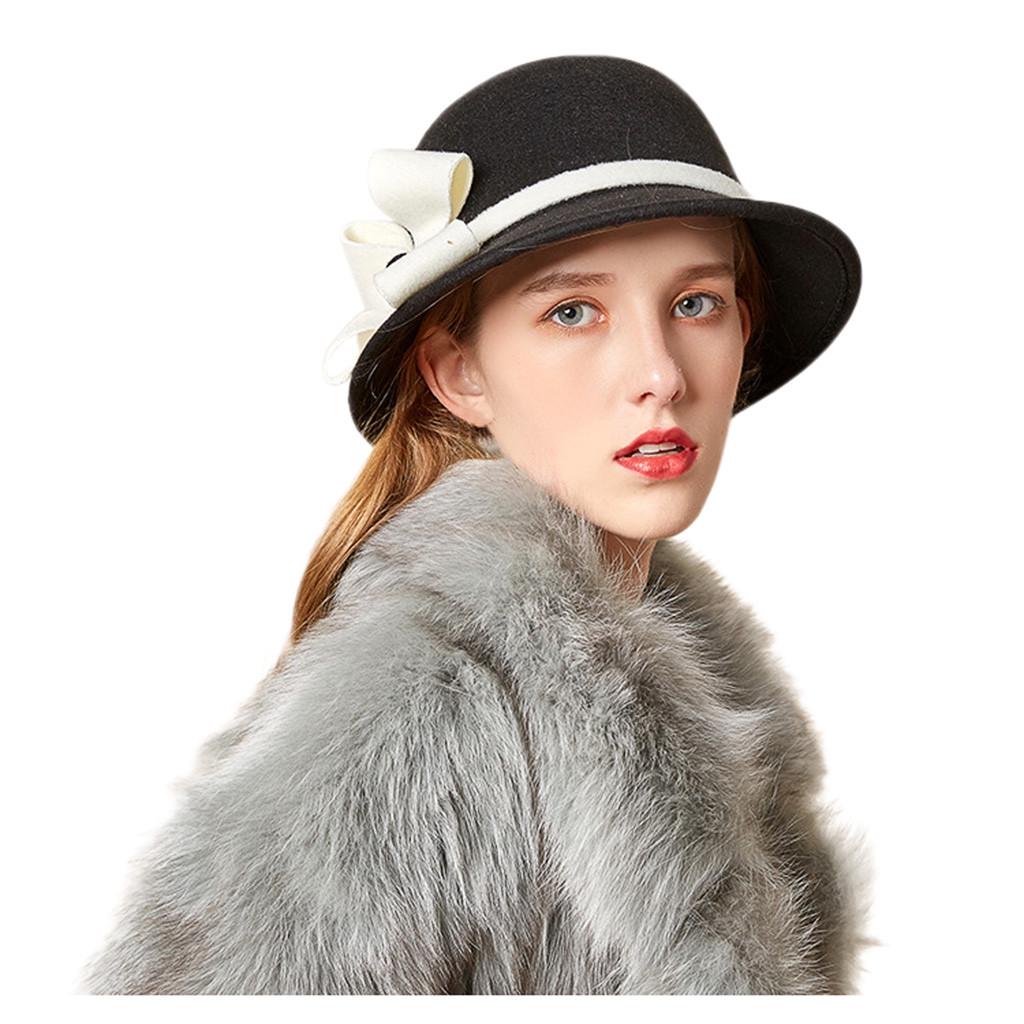 Women Fashion Beret  Painter Hat Cap Vintage Warm Party Top Hat