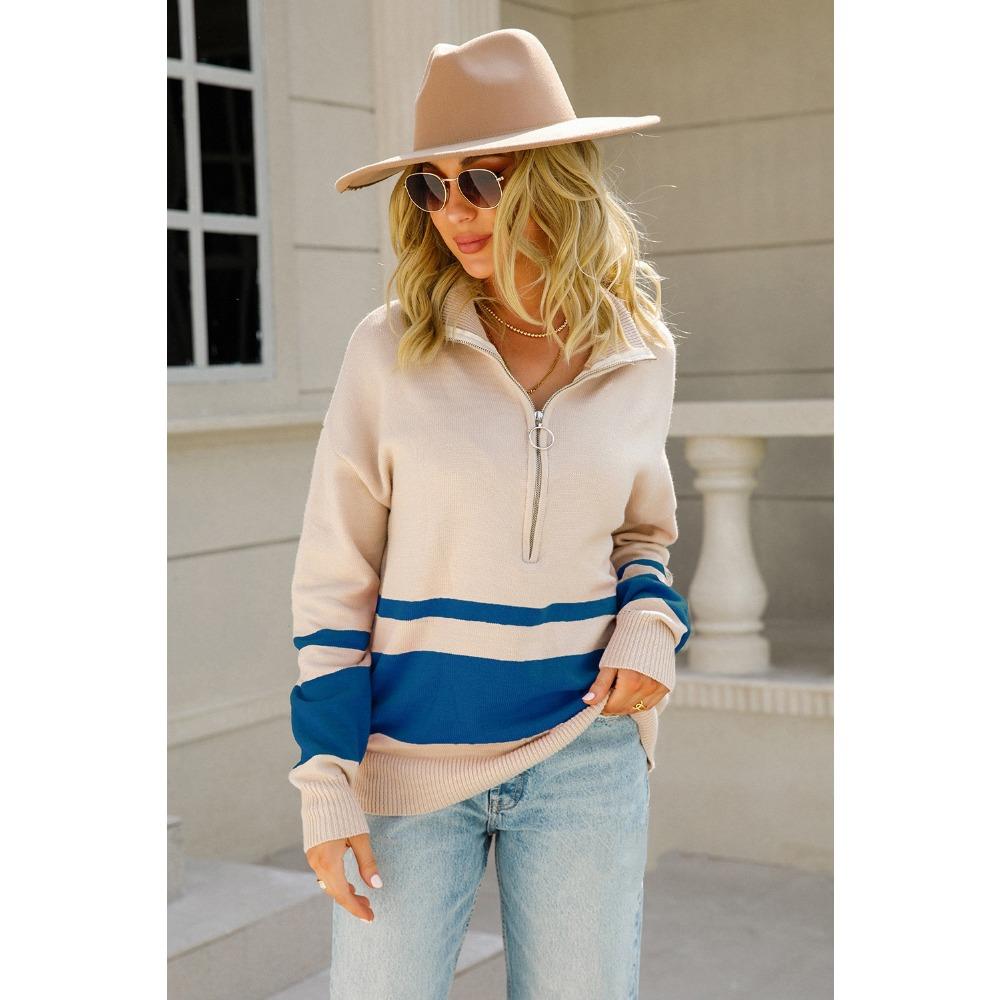 2025 Spring New Women's Sweater Cover Knitted Sweater Large Size Long Sleeve Sweater Women