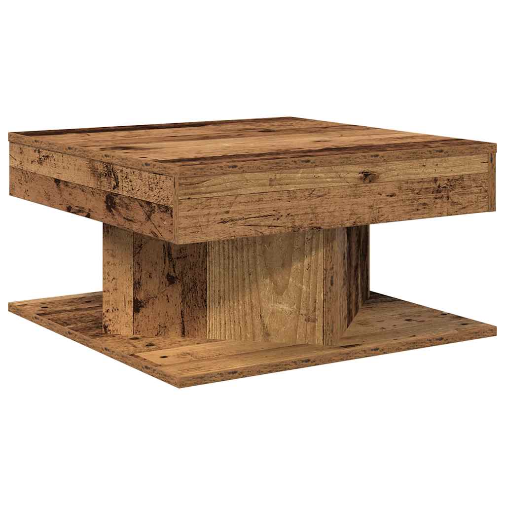 Vidaxl Couchtisch, Altes Holz, 55x55x30 cm