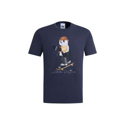 Originals X Deng Zhuoyue Collaboration SS25 Comfortable Casual Pullover Short Sleeve T-Shirt Unisex T-Shirts IB7069