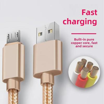 2m Fast Charging Android Data Cable for OPPO, Huawei, Vivo, Xiaomi, Redmi, and Honor Mobile Phones, Extending Charging Cable