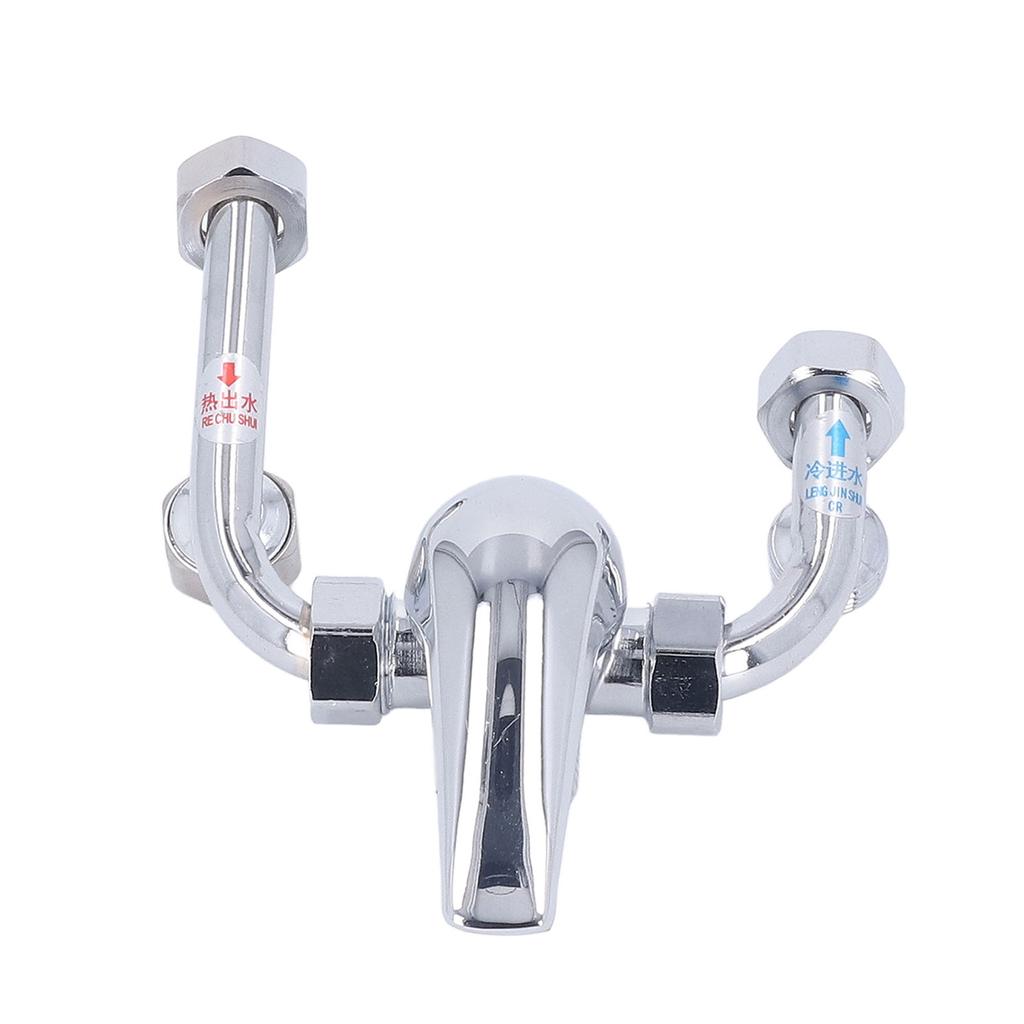 Copper Electric Water Heater Mixing Valve Surface Mounted U Bend Cold Hot Switch Shower Tap Water Inlet Universal Parts