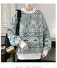 Boys' Winter Casual Knitted Warm Sweater - Thick, Loose, Round Neck Trendy Style