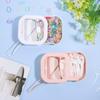 1 Pcs Hair Tie Organizer, Portable Hair Accessory Storage Containers Small Stackable Hair Ties Qtip Travel Holder Cotton Swab Dispenser