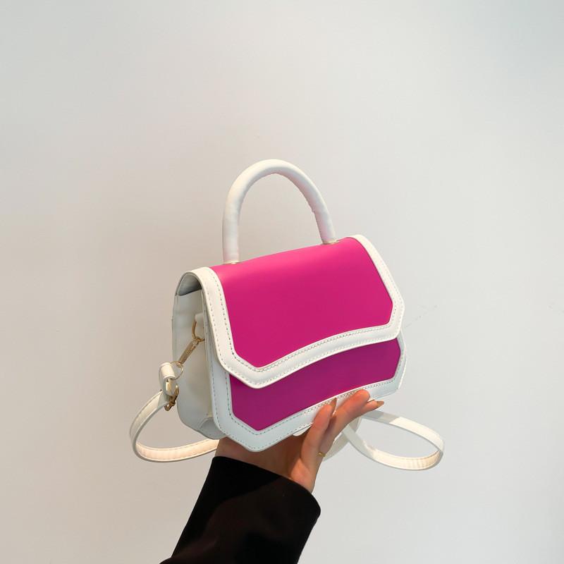 Fashionable Medium Sized Square Handbag For Women With Stylish Pu Material