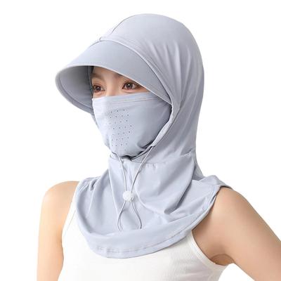 Summer Sun Protection Face Mask Hat Fishing Hat Breathable Windproof Cooling Elastic UV Hats Cooling Breathable Headgear