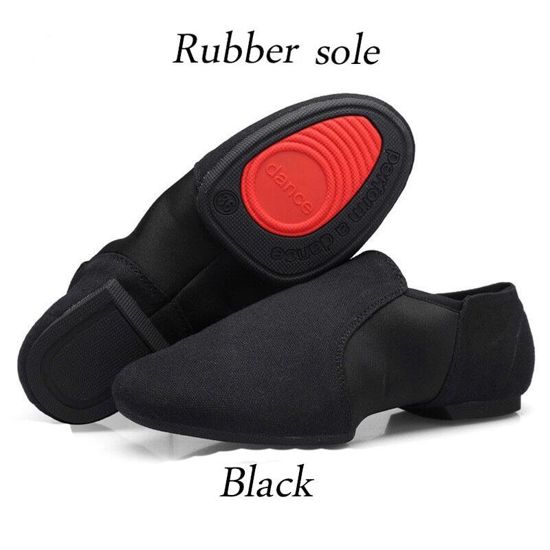Scarpe da ballo in tela da donna Scarpe da balletto per danza jazz per adulti Scarpe da insegnante Scarpe con fondo morbido