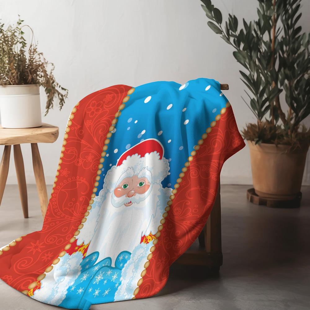 

Soft Fleece Throw Blanket Cozy Warm Home Decor Gift Christmas Pattern Personalized Image Novelty Plush Bedspread 75x90cm
