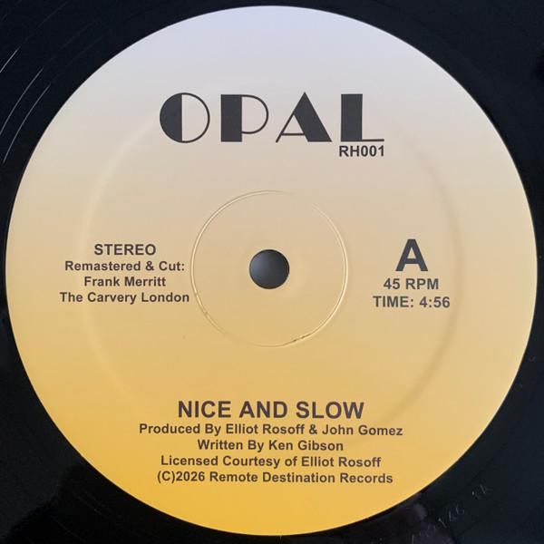 

12inch Record OPAL Nice And Slow RH001 REMOTE 2026 US SoulFunk