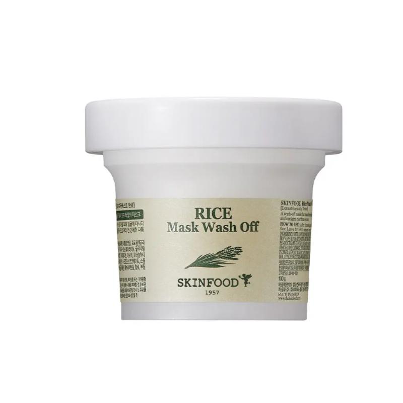 Skinfood Rice Mask Wash Off Brightening Exfoliating Face Mask 120g
