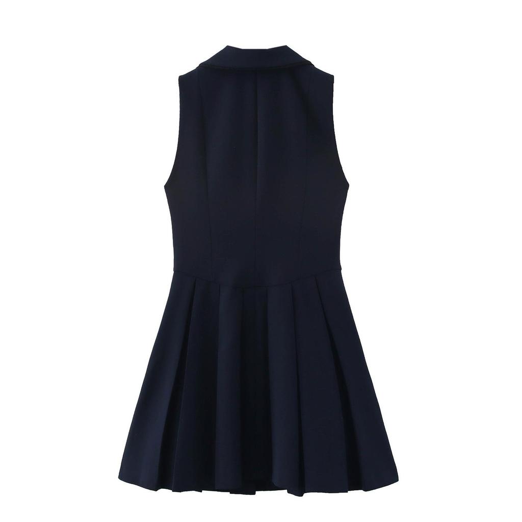 TAOP&ZA Elegant Sleeveless Dress - Wide Hem, Slimming Fit (Spring/Summer Collection)