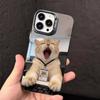 Funny office cats  Phone Case For iPhone 17,16,15,14,13,12,11,Pro Max,Plus Candy Silver Cover