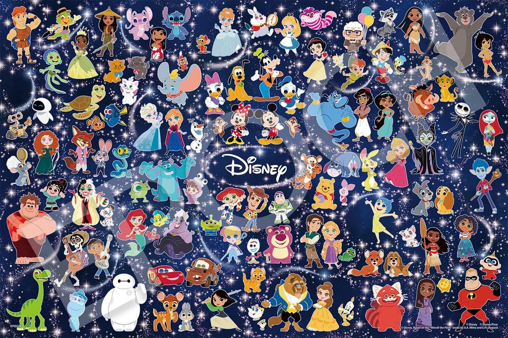 EPOCH jigsaw Disney puzzle decoration Disney of x 75 Includes and decoration 1000-piece puzzle, collage, -Symphony Stars- (50 cm), 97-710s. glue,