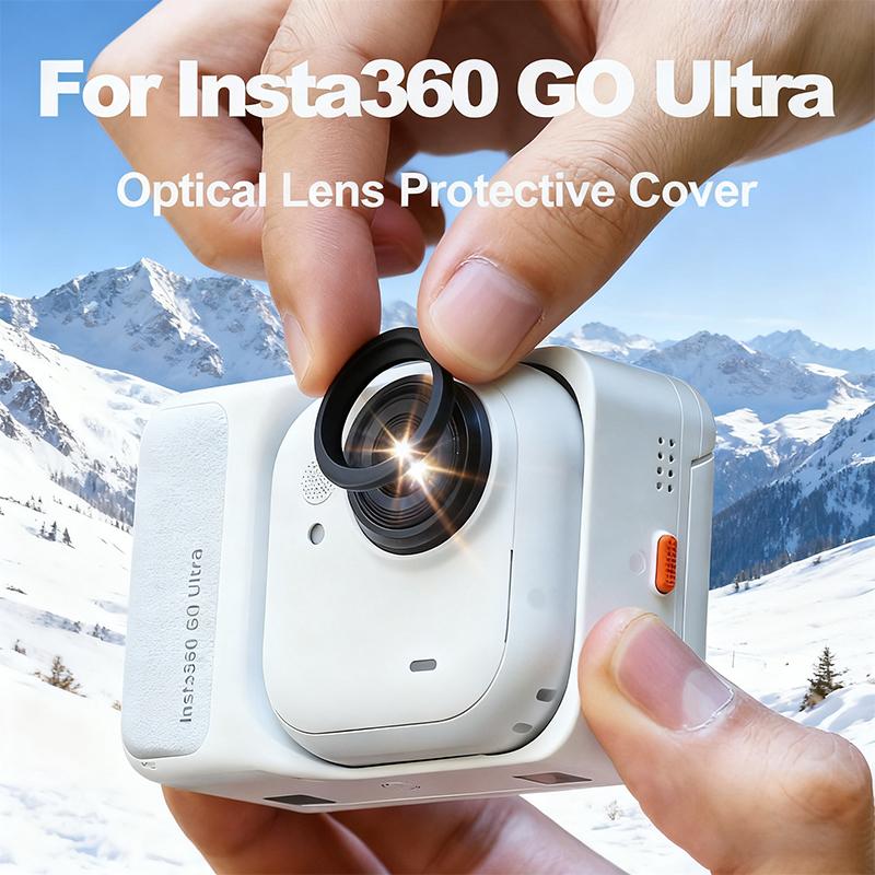 Lens Protector for Insta 360 GO Ultra Anti-Scratch Tempered Glass Quick Release Lens Guard Camera Glass Film