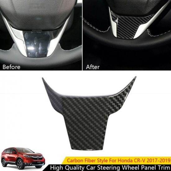 Накладка на руль в стиле карбона ДЛЯ HONDA CR-V CRV 2017-