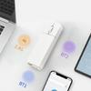 Ergonomic Miniature Mouse Three Mode 2.4G Bluetooth-compatible Rechargeable Type C Magnetic Receiver Slot Carry Pouch Attacheds