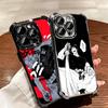 Anime Fushiguro Toji JUJUSU Soft Phone Case For iPhone 15 16 17 Air 14 Pro Max 16E Plus 13 12 Mini Plating Anti-Fall Fundas