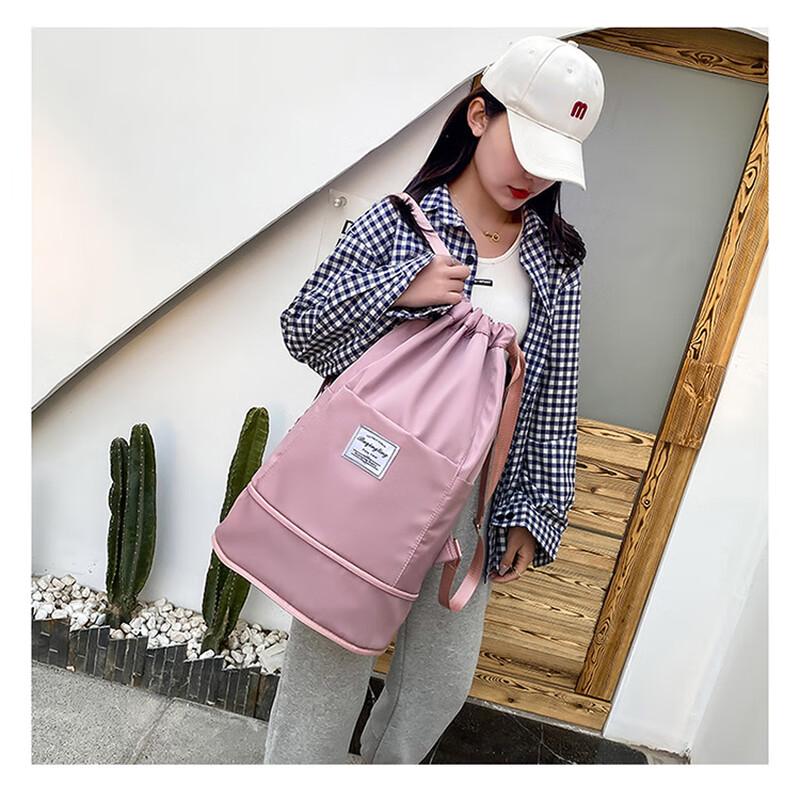 Outdoor Waterproof Dry Wet Separation Drawstring Backpack