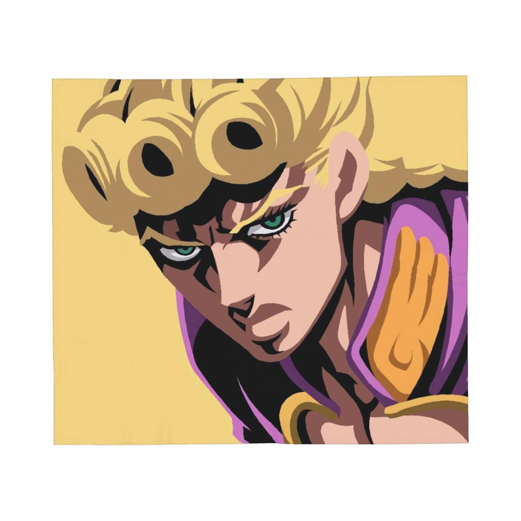 Jojo Anime Blankets Fleece Spring Autumn  Portable Super Warm Throw Blankets for Bed Car Rug Piece