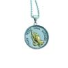 Praying Hands Men's Trendy Versatile Clavicle Chain Accessories Retro Simple Jewelry Necklace Pendant