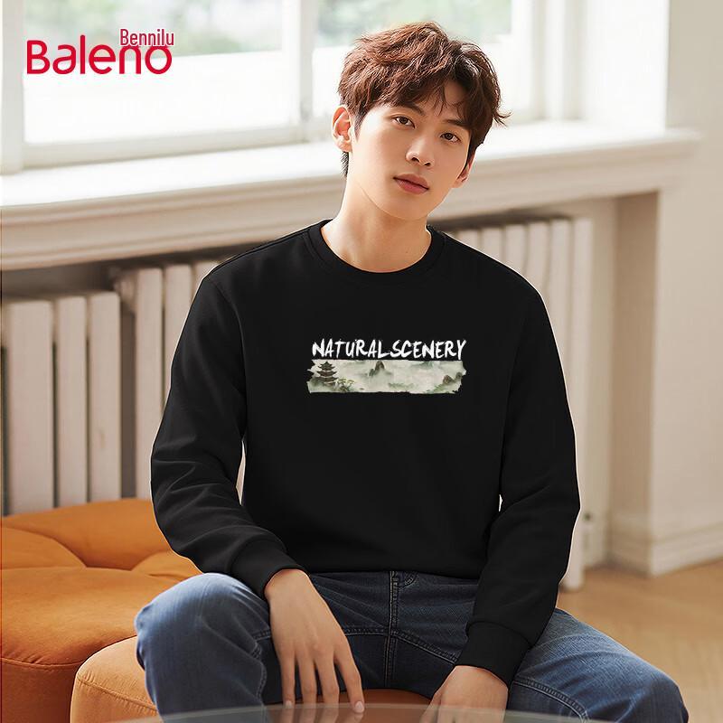 

Baleno Men s 2026 Spring/Autumn Casual Round Neck Sweatshirt 4XL