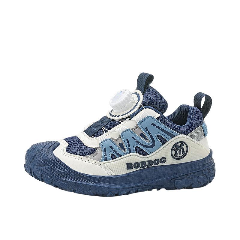 Babu Bean Boys Shoes Sports Shoes Spring 2025 New Mesh Breathable Children's Shoes Boys Soft-soled Casual Shoes