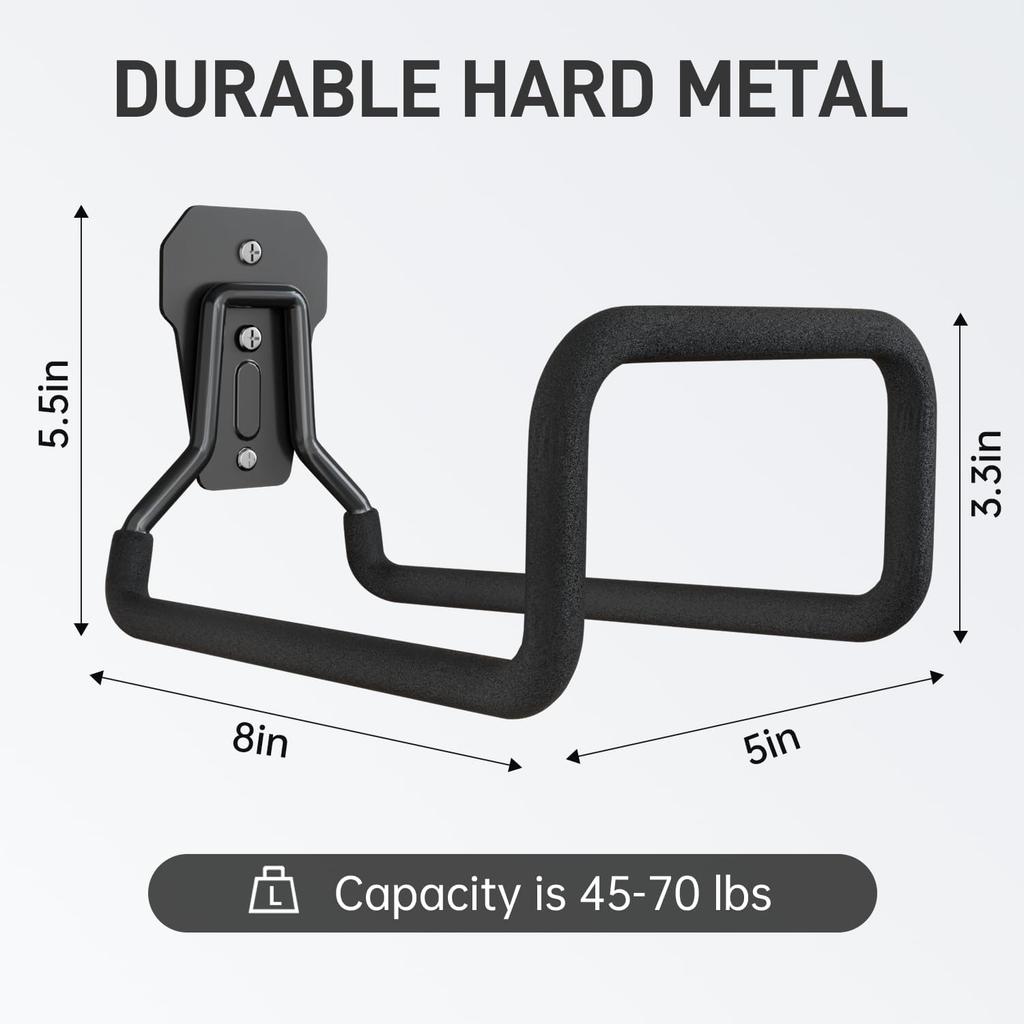 Garden Hose Holder Wall Mount,Heavy Duty Water Hose Hanger for Garage Outside,Metal Hose Reels Hose Rack for Garden Hose Expandable Hose Water Hose