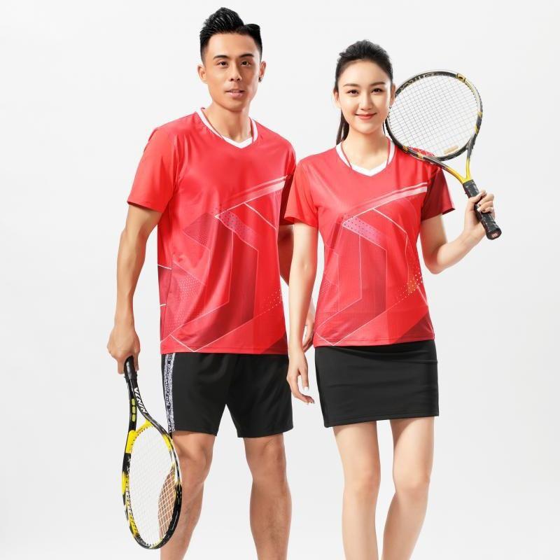 Breathable Sport Jersey Set Badminton Tennis Table Kids Adults Unisex Training Wear