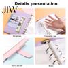 Saving Money Challenge Book 100 Envelope Savings Kit PU Binder with Numbered Pockets 100-day And Progress Trackers A5 Budget Planner for Couples