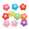 5-10 Stück/Los Gelee-Farbe Blume Acrylperlen Bunte Abstandshalterperlen Für Halskette Bastelarbeiten DIY Herstellungszubehör Großhandel