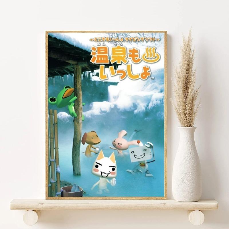 Inoue Toro CUTE Cat Hot Classic Movie Poster HD Art Sticky Wall Waterproof Home Living Room Bar Decoration