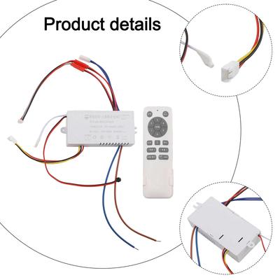 Battery Monitoring 6-Speed Dimmer For Productivity Built-in Receiver Pairing Easy Reset Function For Bedroom Lighting