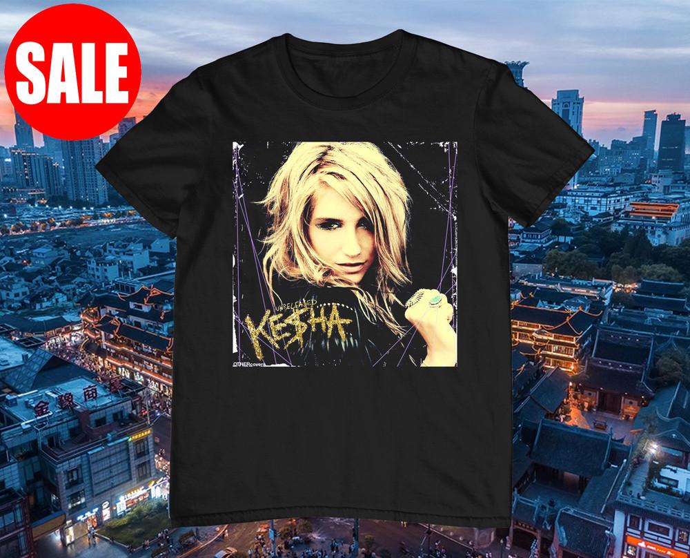 New Kesha Music Star Heavy Cotton Black S-5XL Unisex Shirt TT61 Unisex T-Shirt S