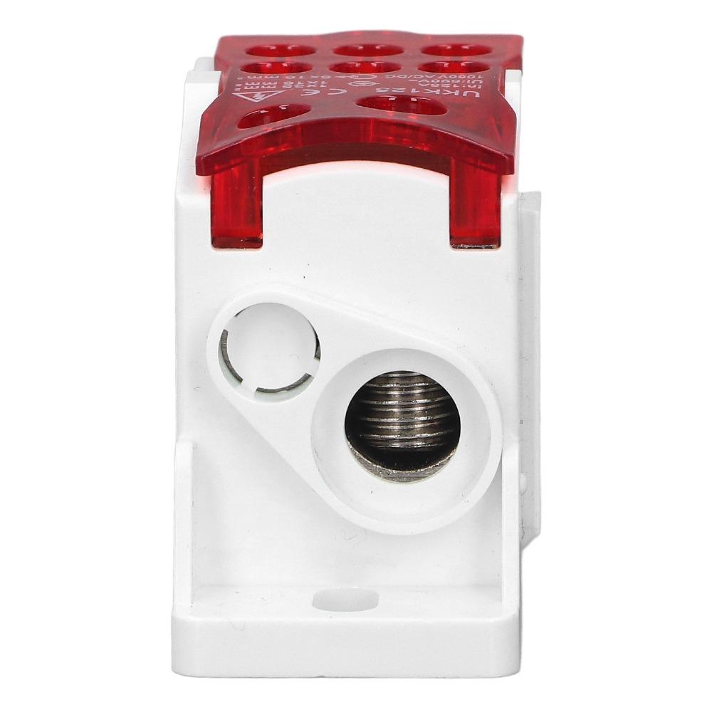 690V 125A Universal Electric Terminal Block Red Junction Box Electrical Installations